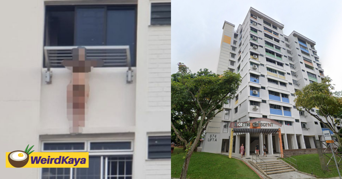 Woman seen hanging naked from 11th floor of sg flat before falling to her death | weirdkaya
