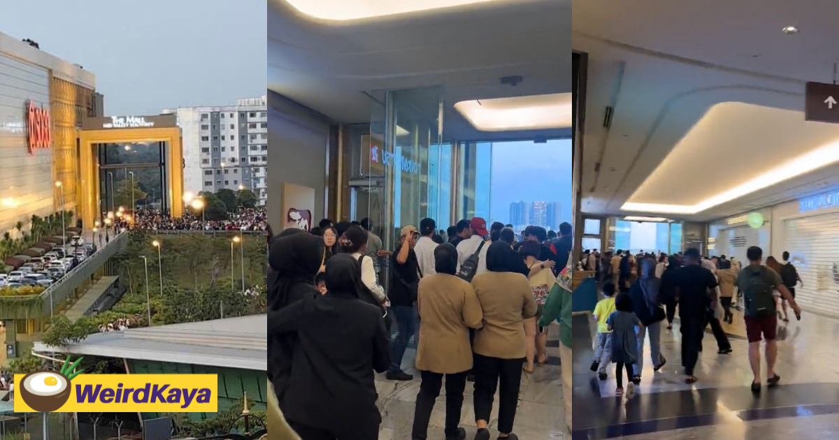 Shoppers evacuate mid valley southkey mall in jb due to bomb threat | weirdkaya
