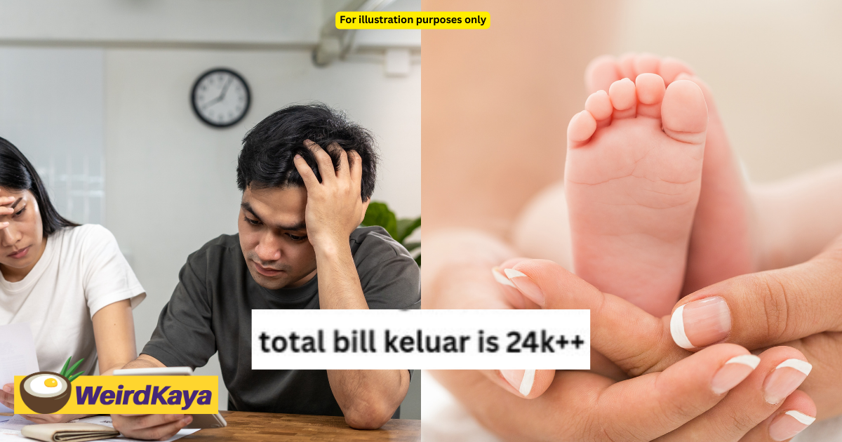 M'sian dad uses 70% of savings for firstborn's birth at private hospital, netizens say govt hospital’s better | weirdkaya