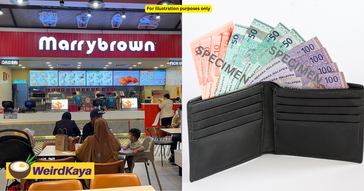 Honest M’sian Staff Banks In Cash To Woman Who Left Her Wallet At Marrybrown’s Genting Outlet