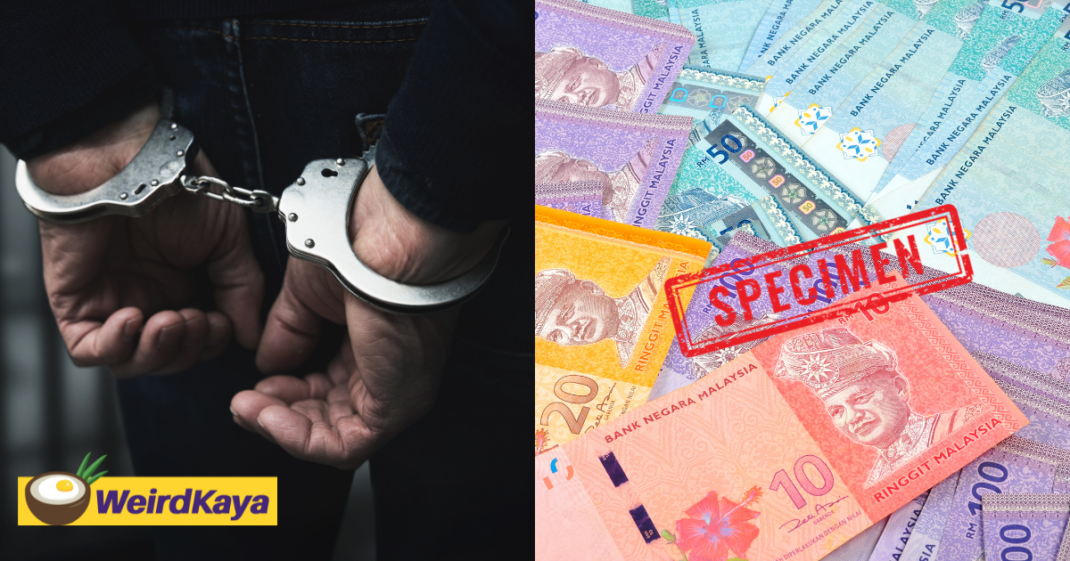 2 m’sians resort to printing fake bank notes after losing their jobs, get arrested | weirdkaya