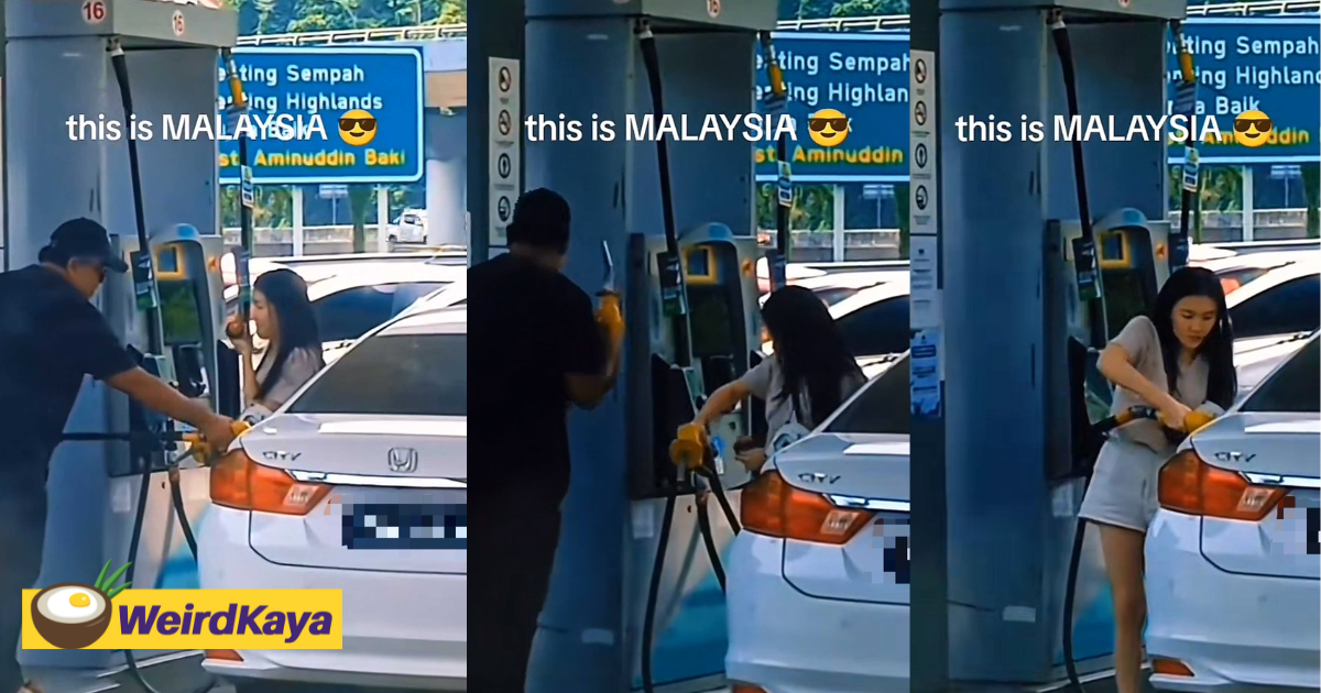 M'sian man gives remainder of his petrol to another driver, gets praised for his generosity | weirdkaya