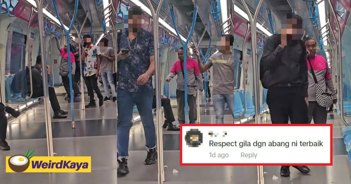 M’sian foodpanda rider praised for chasing male passengers who sat at women-only mrt coach away | weirdkaya