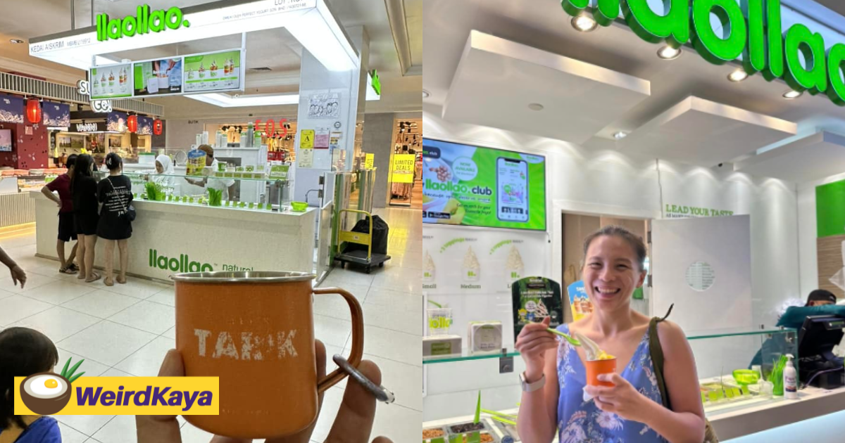 M’sian woman claims llaollao outlet in melaka refused to let her use her reusable container | weirdkaya