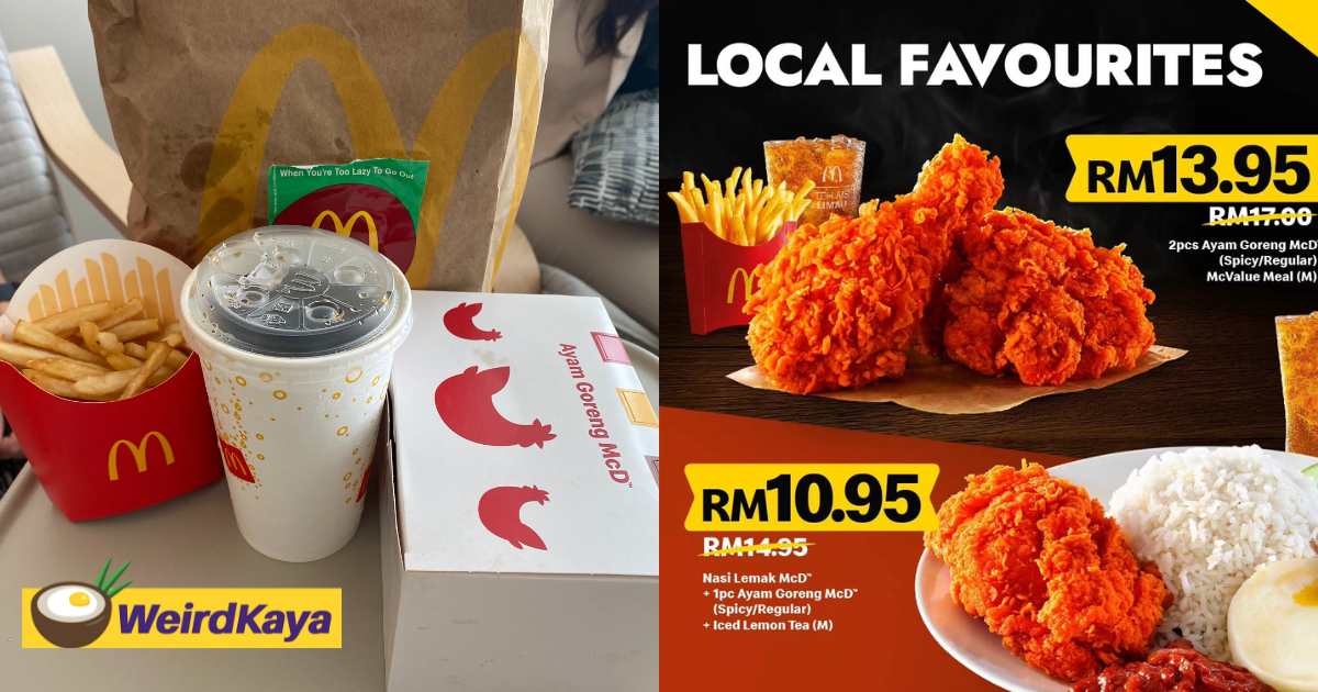 McDonald's M'sia Rolls Out Ayam Goreng Sets Below RM14 Amid Ongoing Boycotts