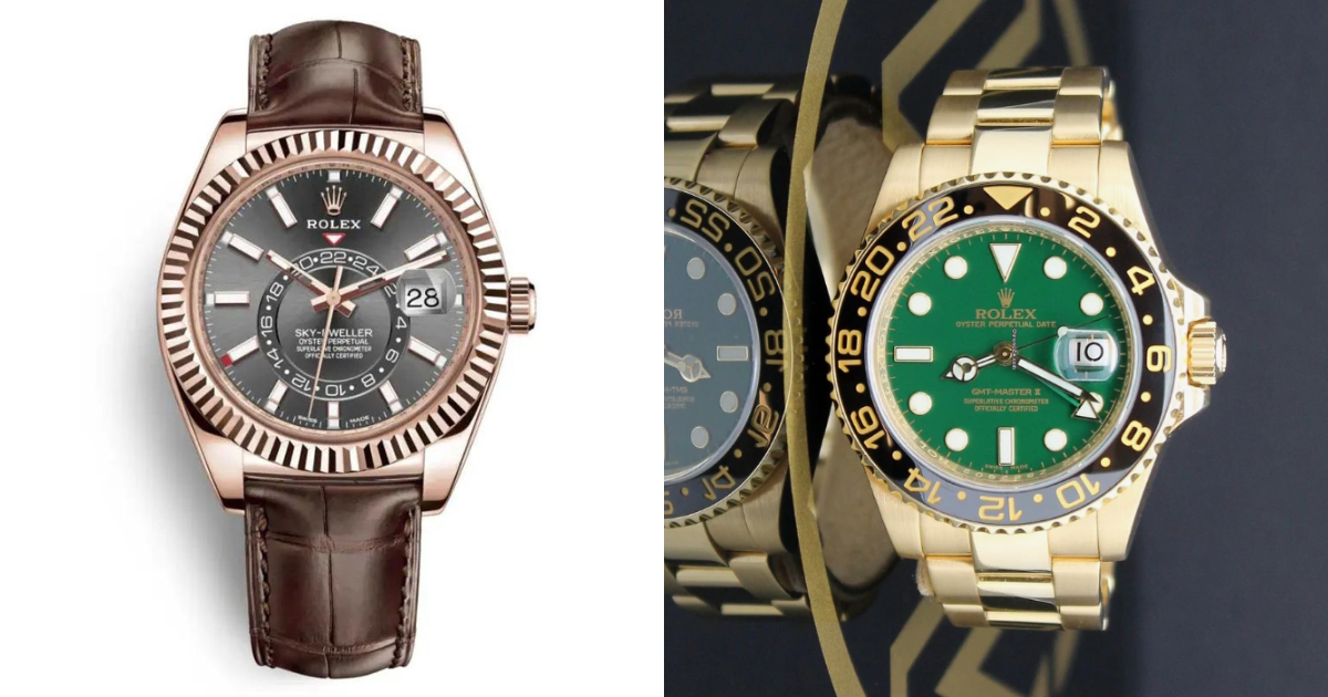 Rolex sky-dweller  and rolex gmt master-ii 9