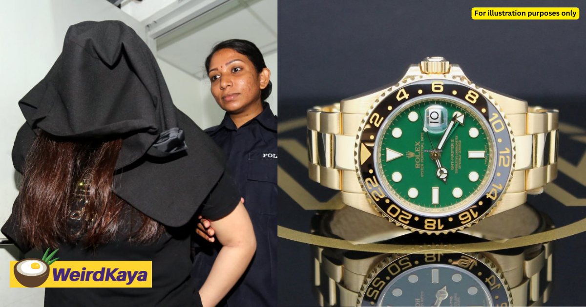 M'sian police officer accuses wife of stealing his rolex watches | weirdkaya