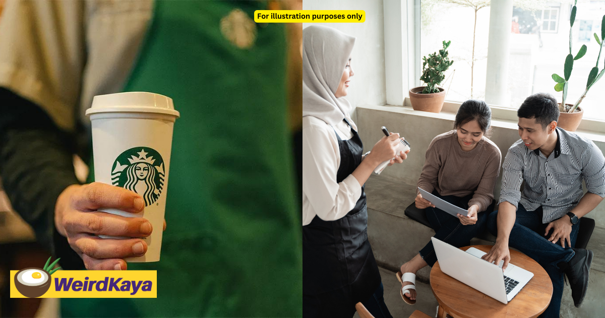 M'sian claims starbucks barista insisted on him speaking malay instead of english | weirdkaya