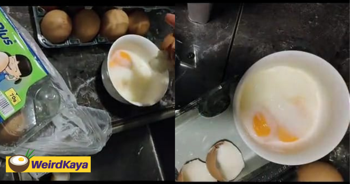 M'sian woman accidentally leaves eggs inside car for 15 hours, comes back to find all of them half-cooked | weirdkaya