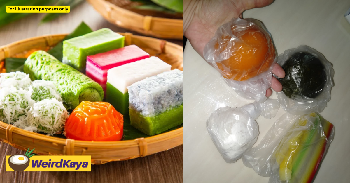 Johor woman pays nearly rm10 for 4 pieces of kuih, says it's cheaper in kl | weirdkaya