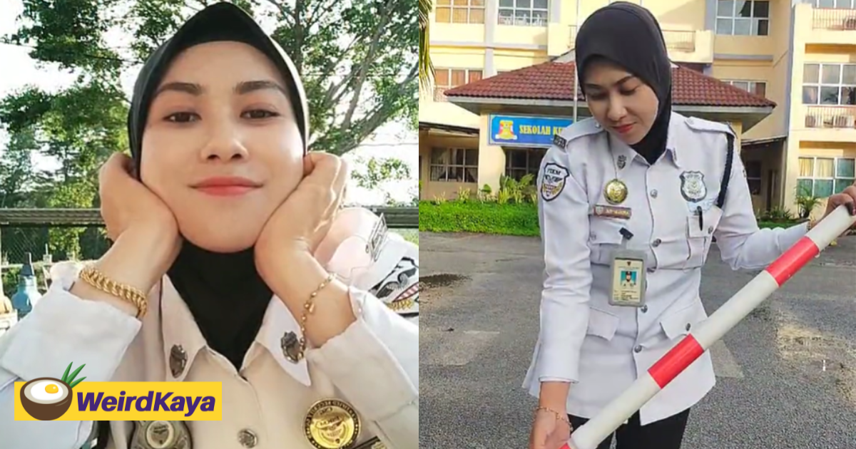 M'sian single mother works as security guard to raise her 3 kids, says she's not ashamed of her job | weirdkaya