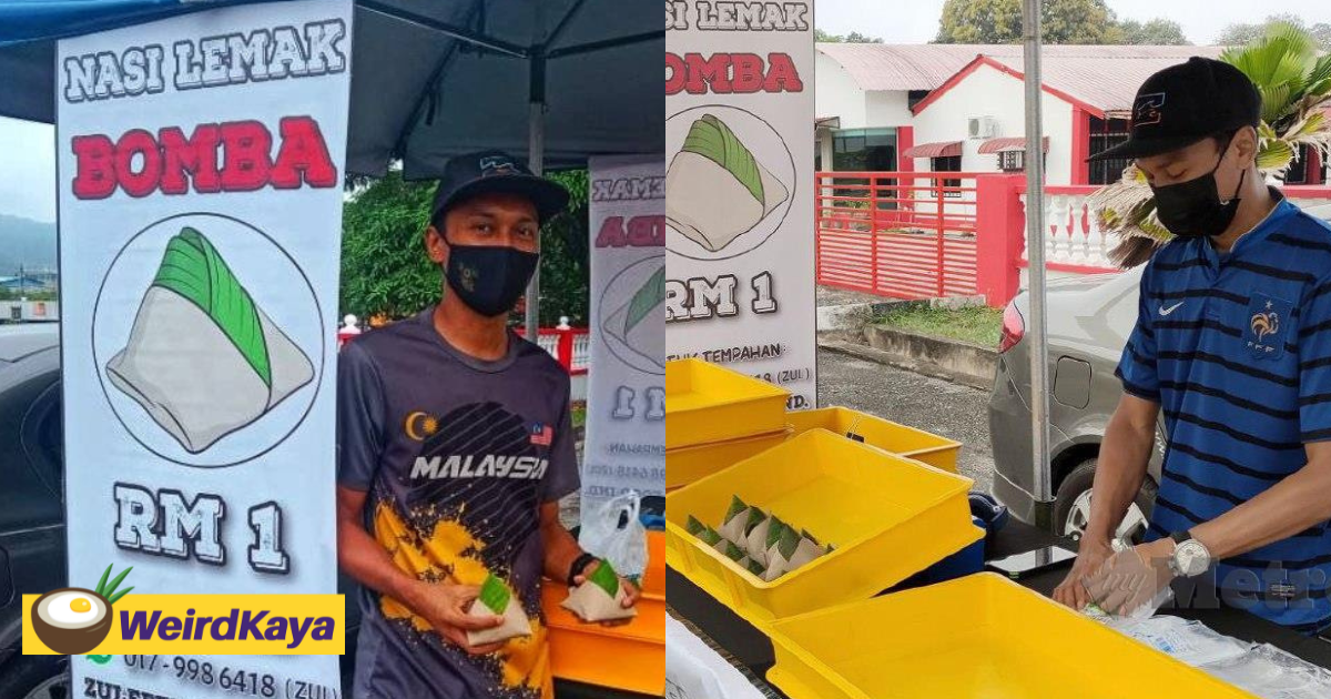 M’sian Man Sells Nasi Lemak For Just RM1 Despite Using Imported Rice