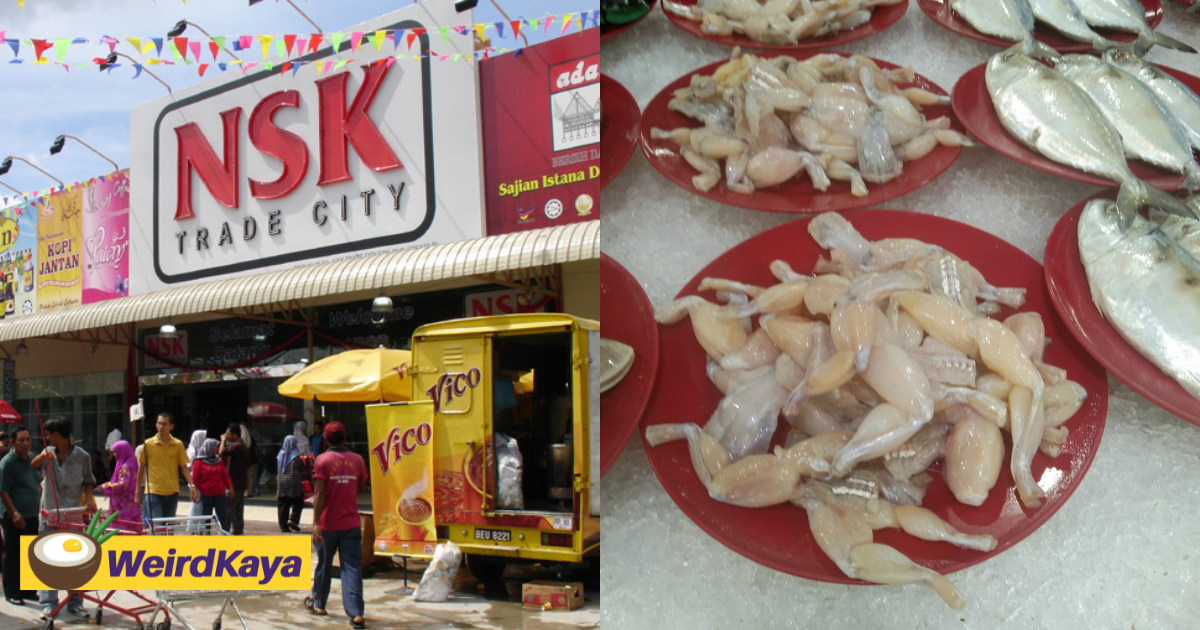 Frog meat spotted being sold at nsk selayang, management says supplier gave wrong item | weirdkaya
