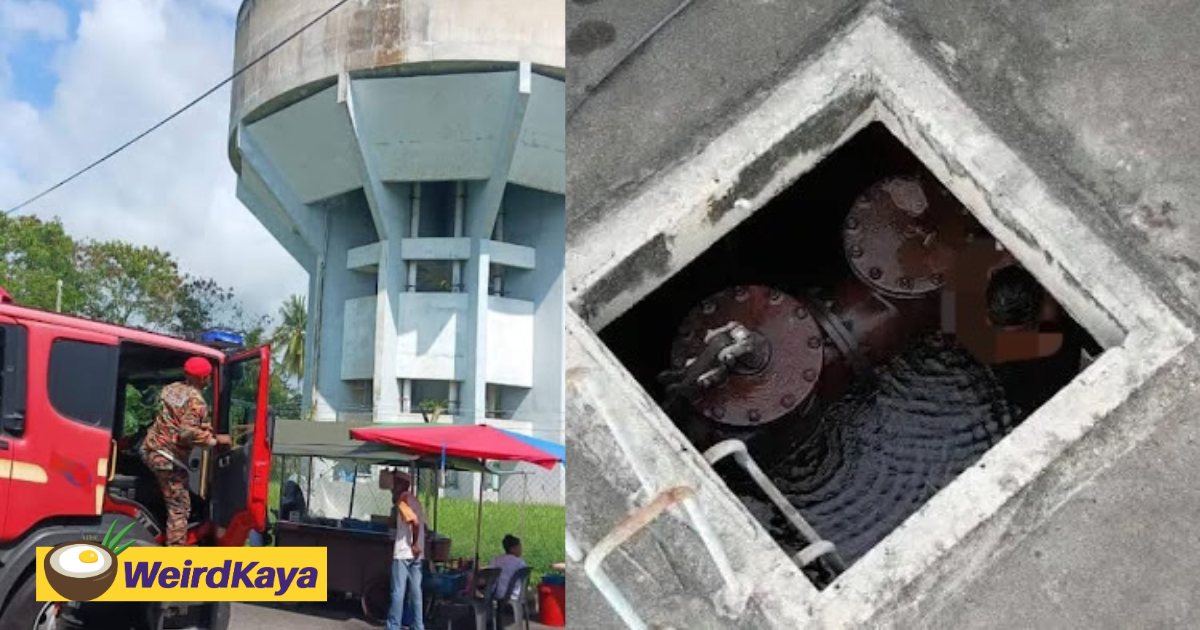 39yo m'sian woman hides naked inside water tank, claims she didn't want to be harassed by unknown individual | weirdkaya