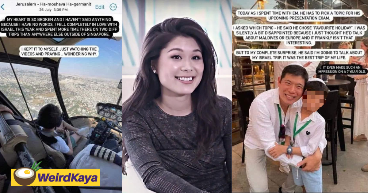 M'sians call for grab to be cancelled after wife of its co-founder shares her israel trip on ig  | weirdkaya