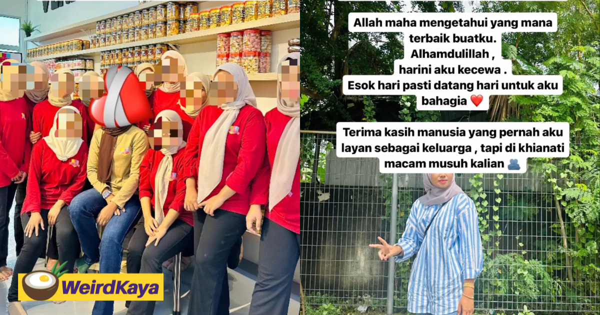 M'sian entrepreneur fires 12 workers after finding out they made a whatsapp group to badmouth her | weirdkaya