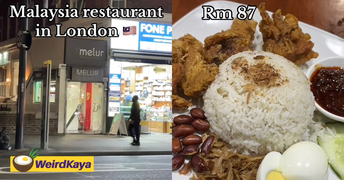 M'sian student spends rm87 on nasi lemak in london as she missed home very much | weirdkaya
