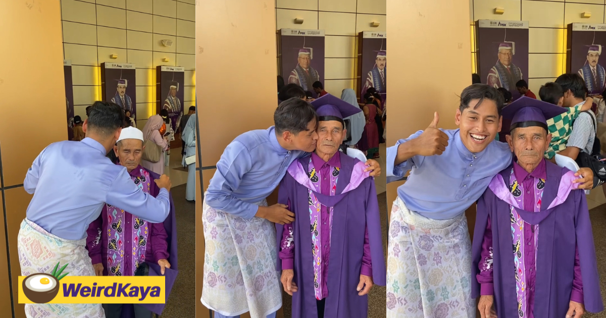 Usm graduate honours father’s sacrifice at convo by putting him on his robe, netizens touched | weirdkaya