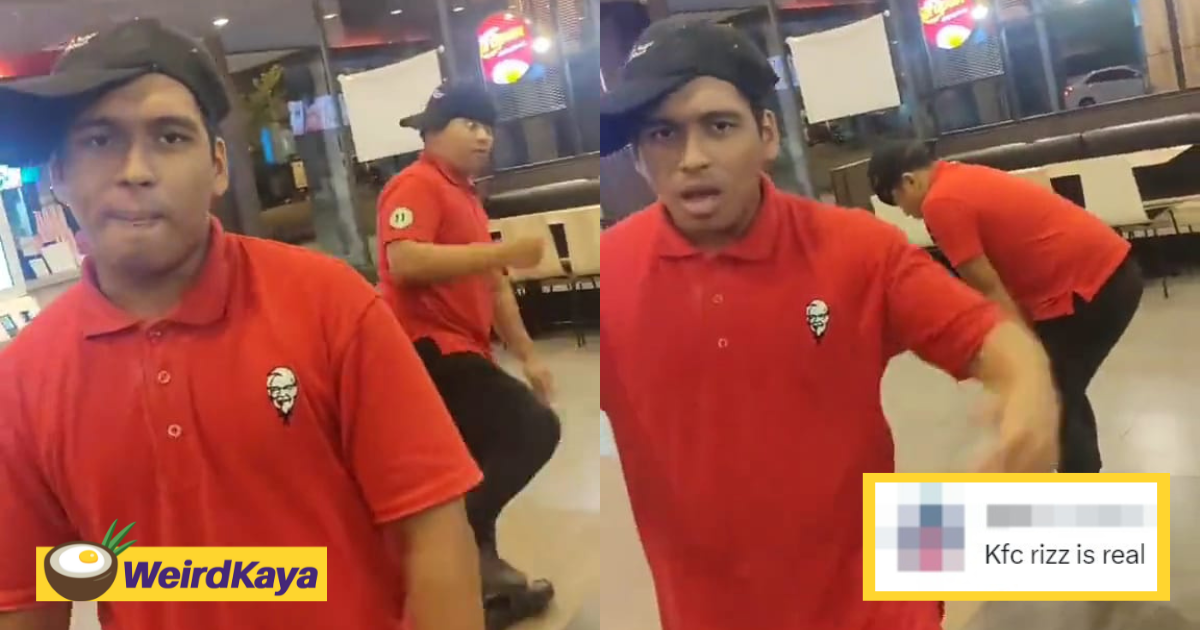 M'sians tickled by viral video of kfc staff having a casual dance-off | weirdkaya