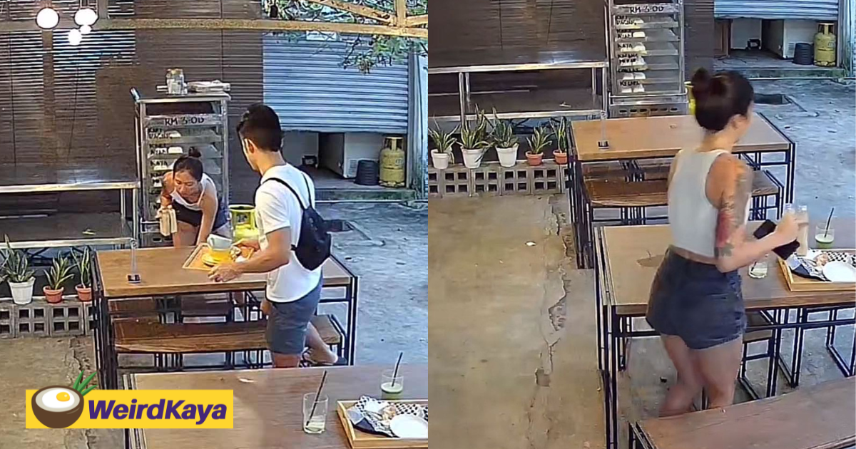 Sg couple praised for cleaning their own and others' table at port dickson kopitiam | weirdkaya