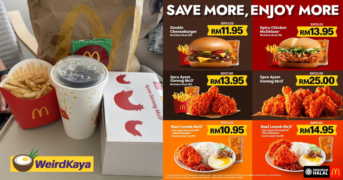 Mcdonald’s m’sia lowers their price again in just 11 days for selected special deals | weirdkaya
