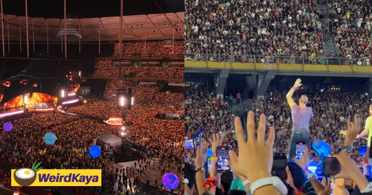 Coldplay's first concert in m'sia breaks record with highest attendance of 75,000 fans at bukit jalil national stadium | weirdkaya