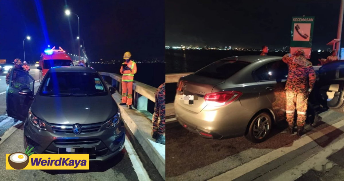 [updated] 60yo m'sian woman allegedly jumps off penang bridge, rescued by fishermen 7 hours later | weirdkaya