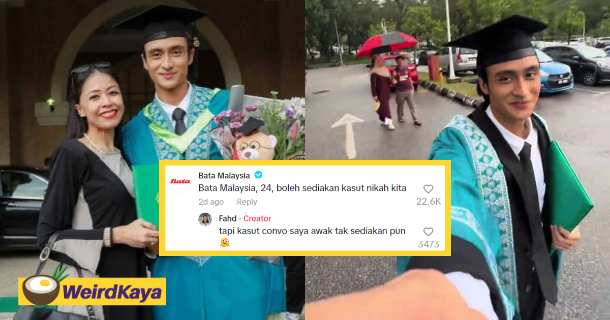 Handsome m'sian graduate receives cheeky proposals from many local brands | weirdkaya