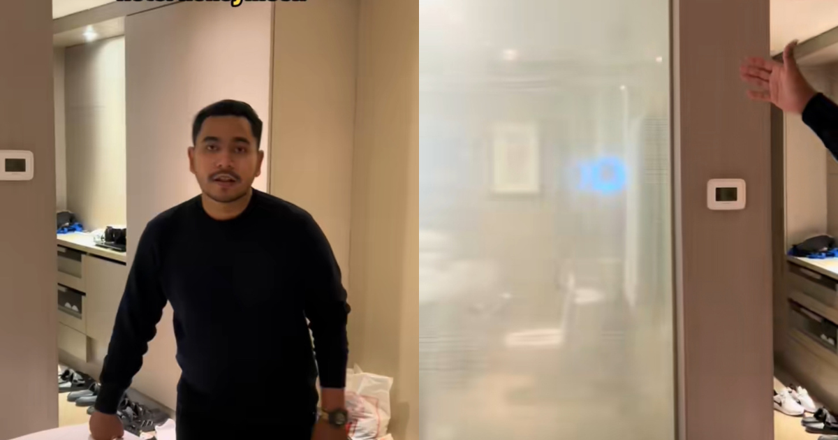 M'sian influencers shocked by visible shower partition inside hotel room they booked in indonesia