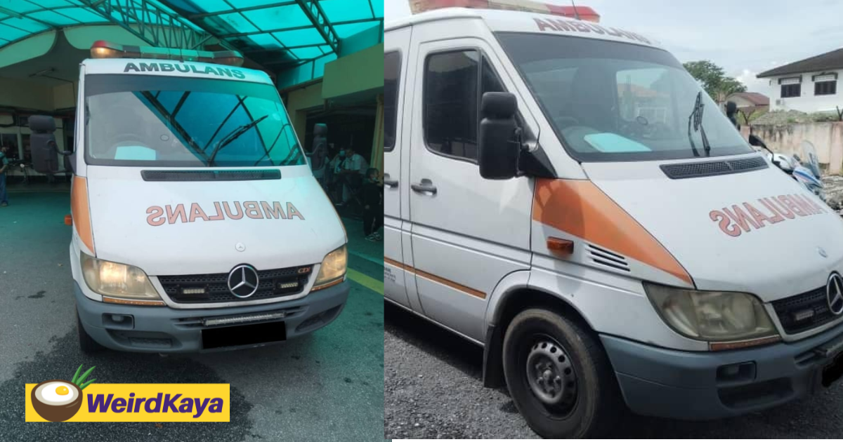 Ambulance in perak found to have road tax which expired 13 years ago | weirdkaya
