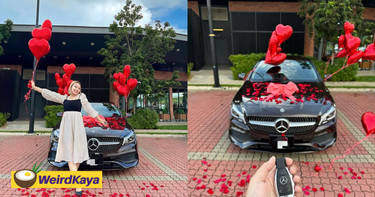 M'sian influencer buys rm170k mercedes with cash at just 19yo | weirdkaya