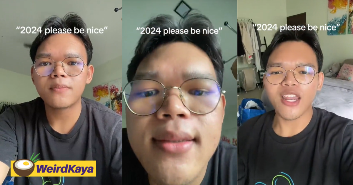 'be nice first! ' — m'sian tells others to show kindness before expecting the same from 2024 | weirdkaya