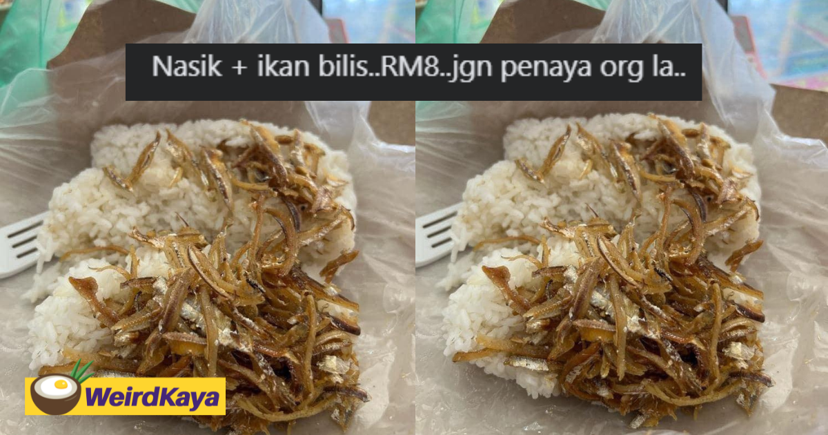 M'sian man stunned over being charged rm8 for rice and ikan bilis | weirdkaya