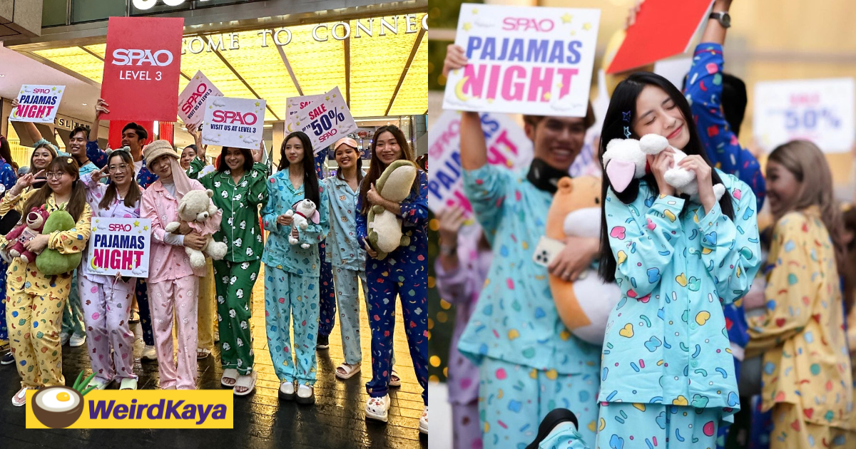 We spotted a group of people wearing pyjamas in pavillion kl and here's what we found out | weirdkaya