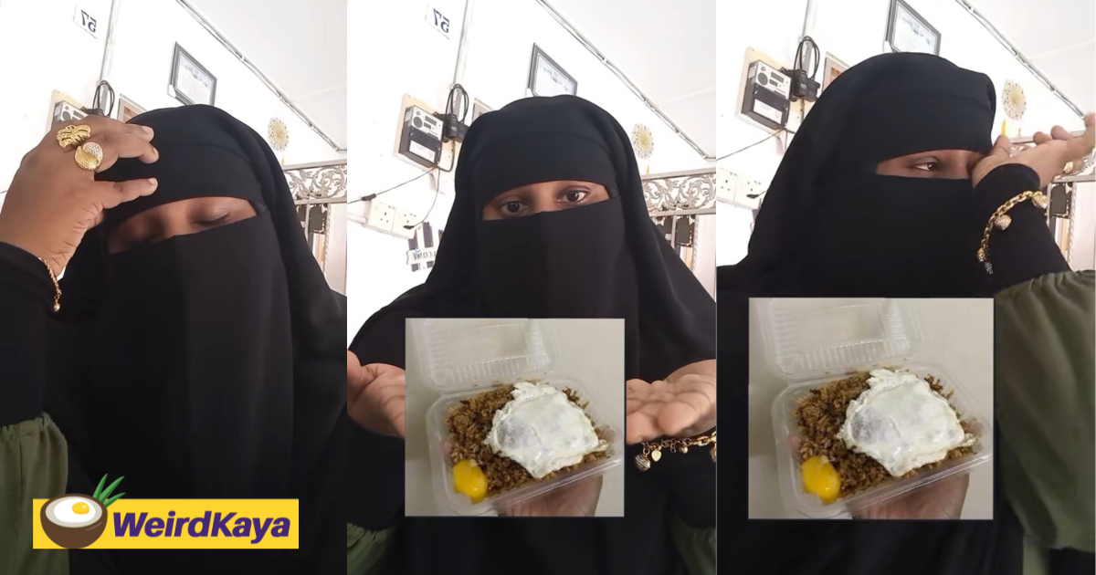 M’sian woman speechless after her request for fried egg to be put separately gets taken literally | weirdkaya