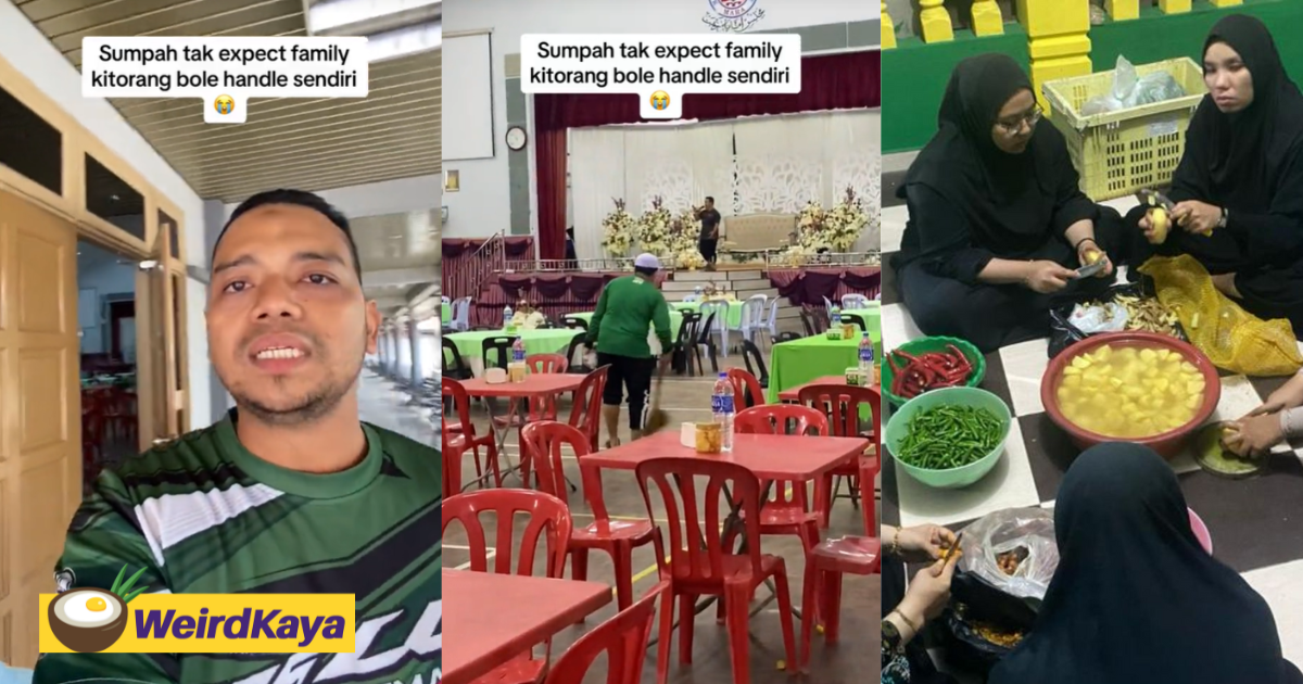 M'sian family scammed of rm13k after caterer fails to show up for wedding | weirdkaya