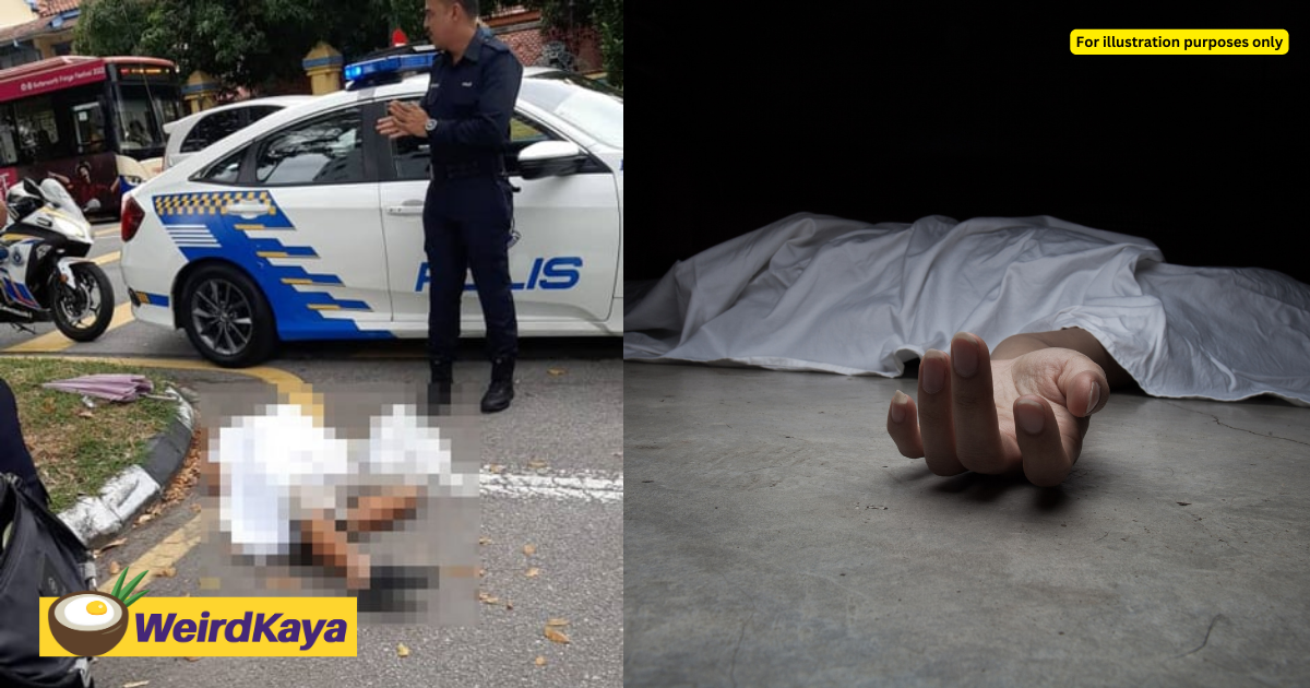 M'sian man dies on the spot after falling down along the road in penang | weirdkaya