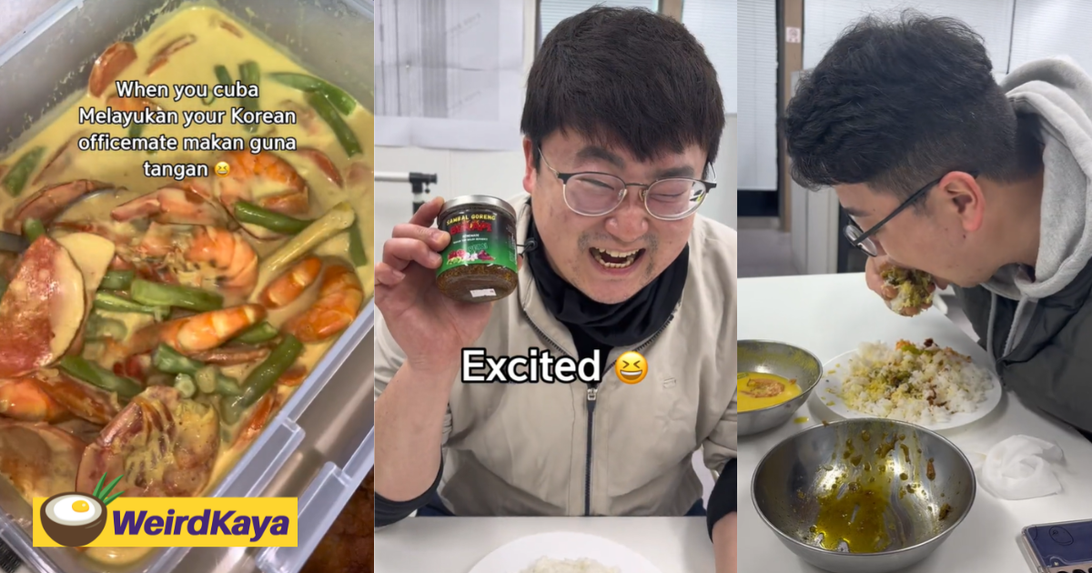 M'sian Man Cooks For Korean Colleagues And Teaches Them How To Eat With Their Hands Only