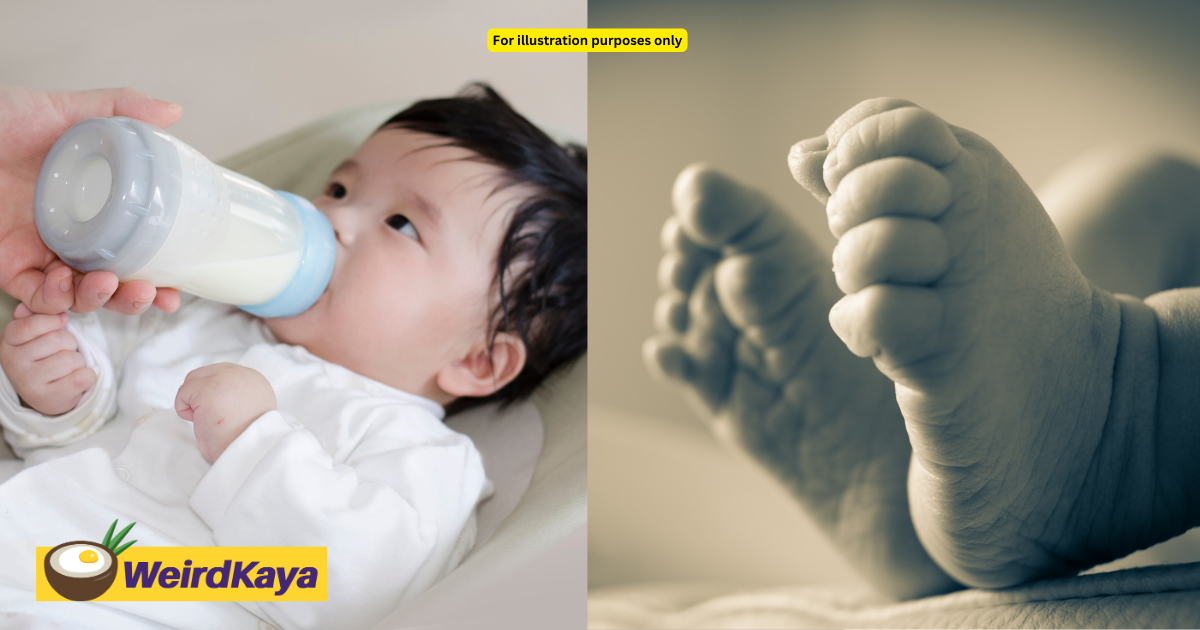 4-month-old m'sian baby dies while drinking milk | weirdkaya