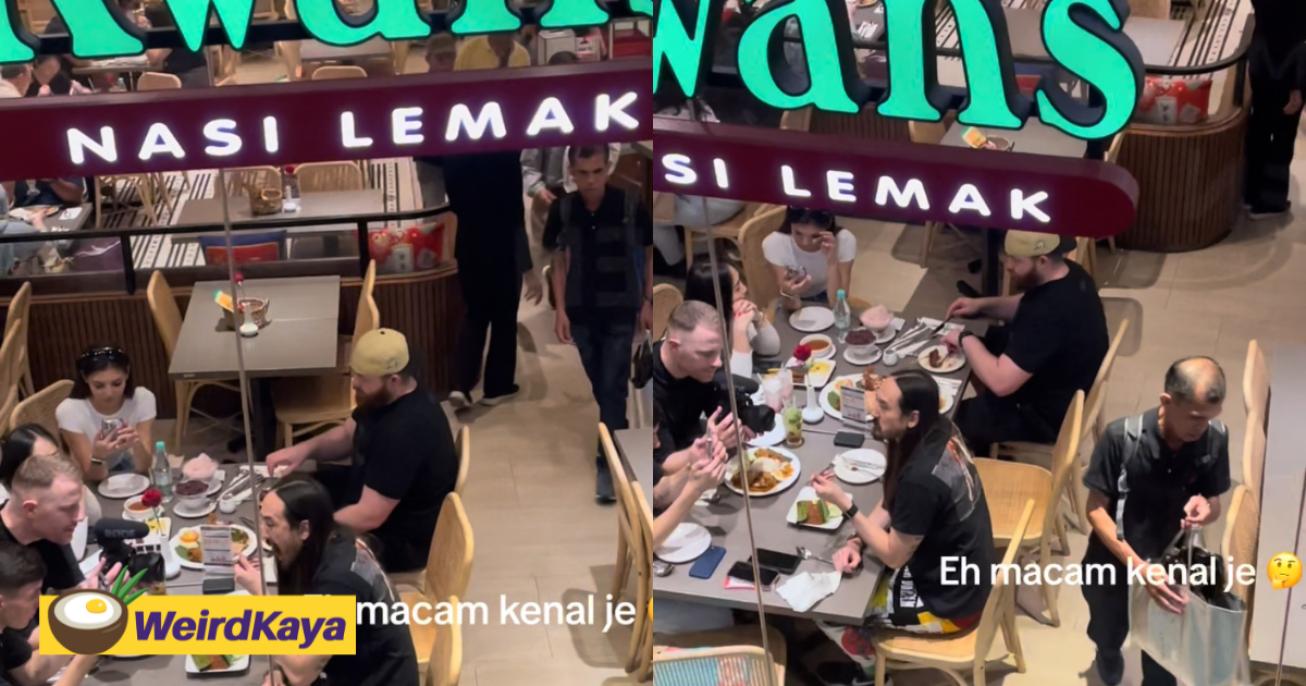 Steve aoki spotted having a meal at madam kwan’s in kl, sparks online curiosity  | weirdkaya