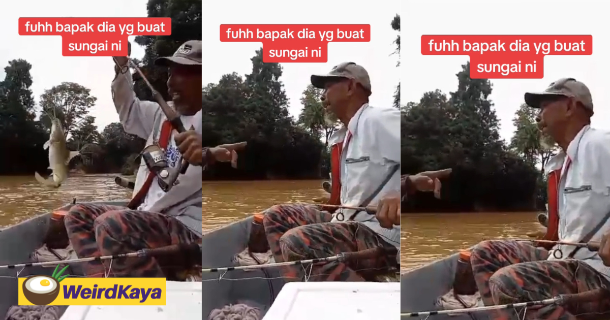 'it belongs to my dad! ' - m'sian man argues with uncle over who has the right to fish at river | weirdkaya