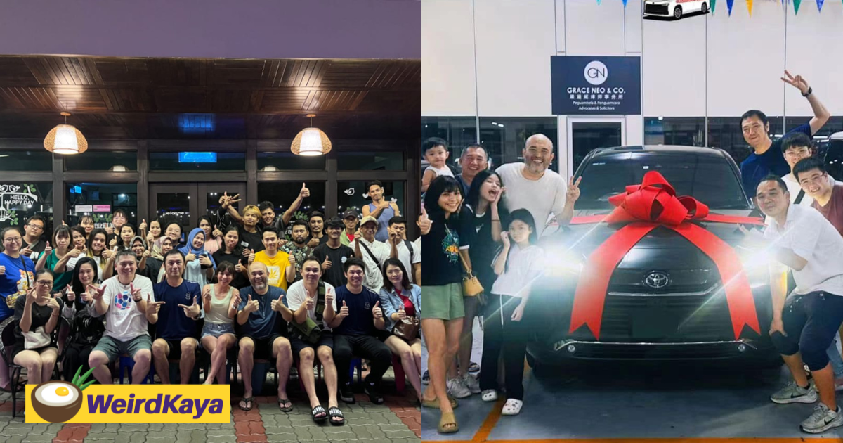 M'sian employees surprise boss with new toyota harrier suv to show their gratitude | weirdkaya