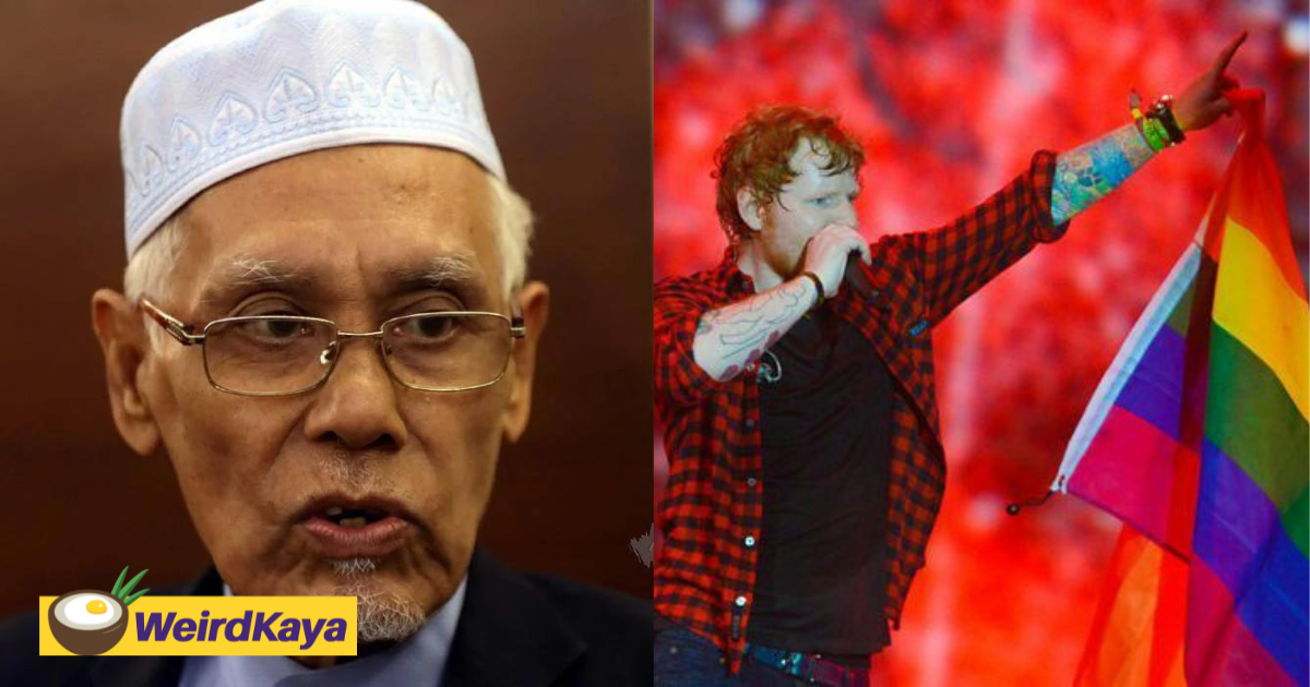 Penang mufti calls for ed sheeran's concert to be cancelled, says it promotes lgbt activities  | weirdkaya