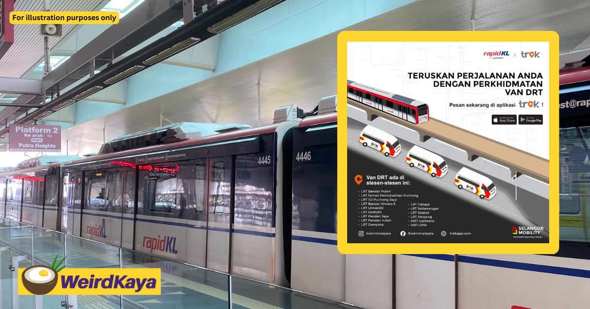 Rapid kl & trek rides offer rm2 transit for m'sians to travel back & forth between lrt/mrt stations | weirdkaya