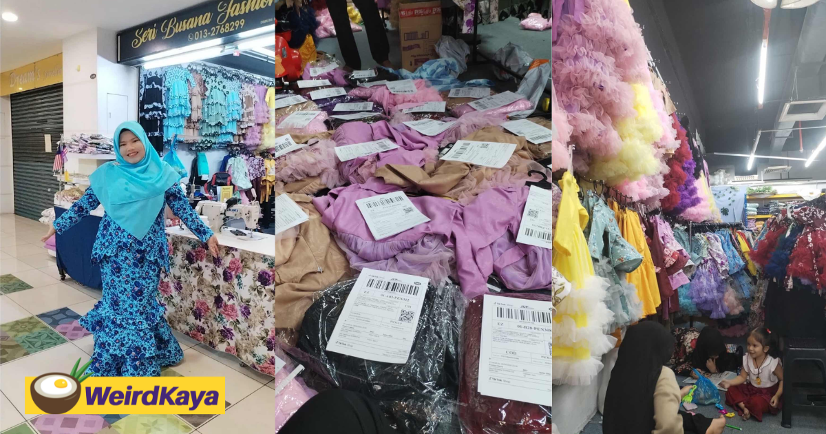 M'sian tailor earns rm100k by selling budget-friendly baju raya for children | weirdkaya