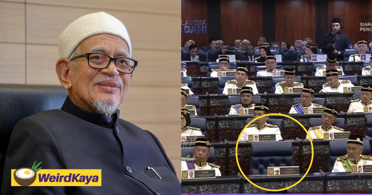 Hadi awang absent in parliament, m'sians say he's wearing an 'invisible cloak' | weirdkaya