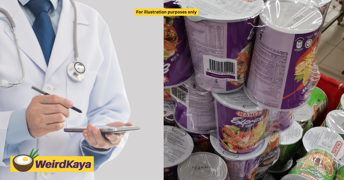 M'sian doctor says he's forced to eat maggi every month despite having rm5k salary | weirdkaya