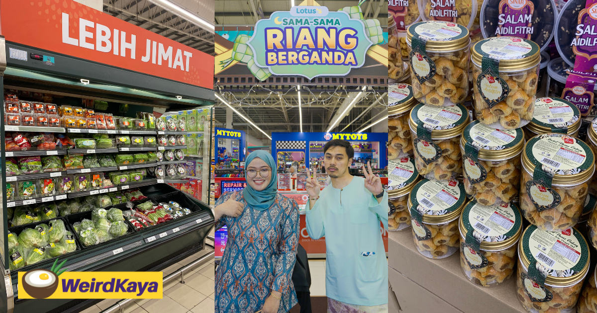 Celebrate ramadan and raya with lotus's for a chance to win over rm3. 8 million in year-long vouchers! | weirdkaya