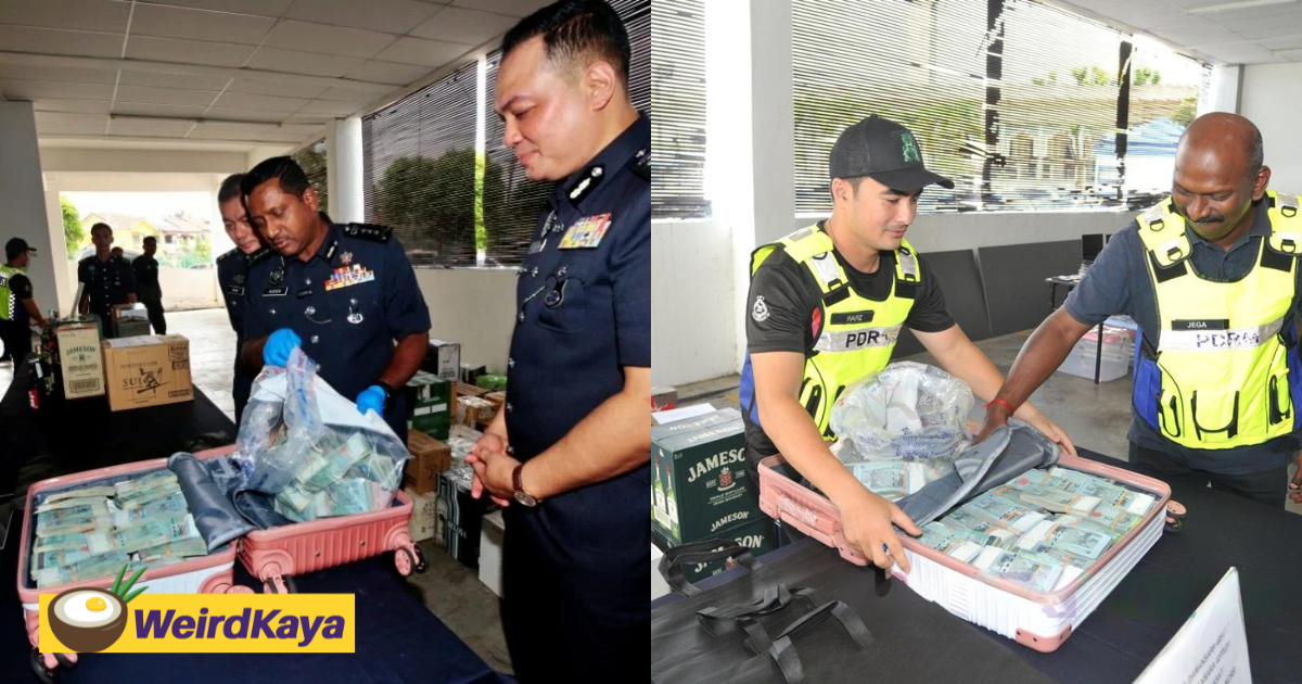 M'sian police discover suitcase containing rm500k at parking lot in pj | weirdkaya