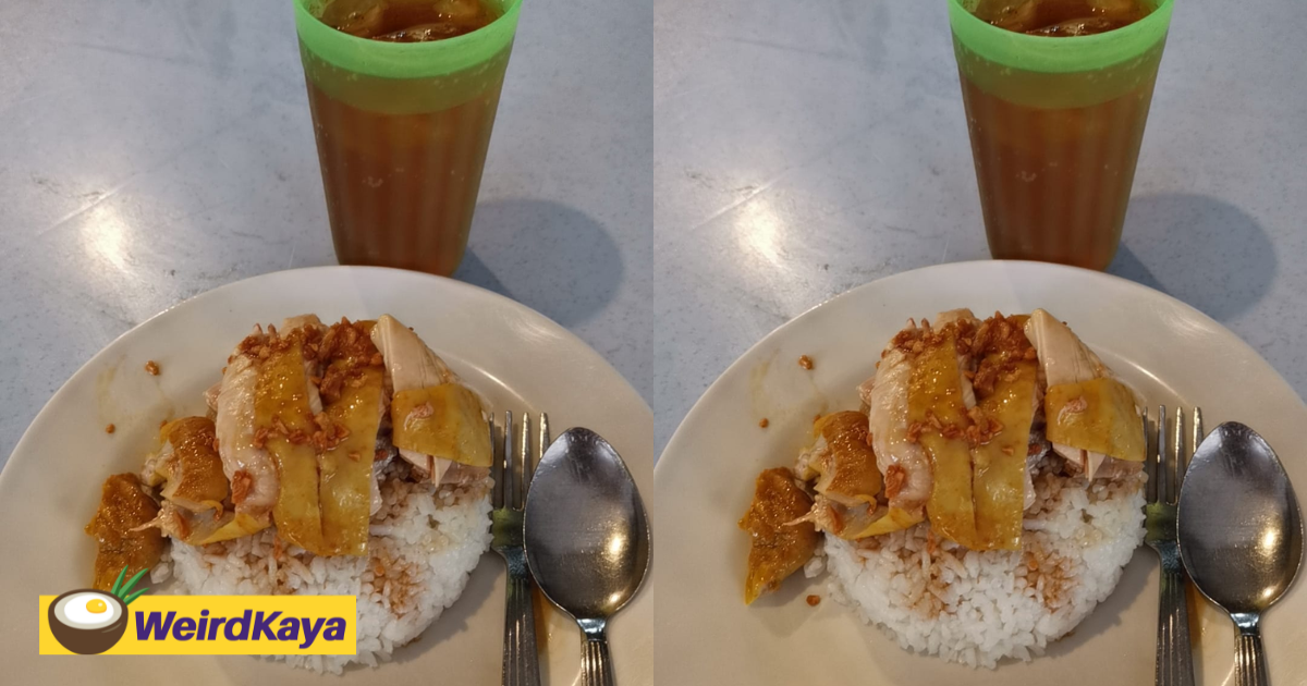 'i want to give back to society' — m'sian stall owner sells rm3. 95 chicken rice for the past 6 years | weirdkaya